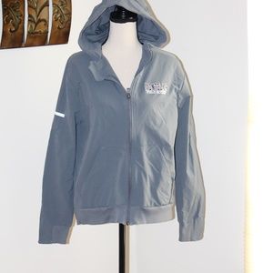 Montclair Field Hockey, Adidas zips up hooded light weight jacket